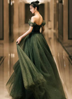 Real Photos Off Shoulder Backless Wedding Bridal Ball Gown for Birthday Party  Plus Size Women Prom Evening Dresses 15316