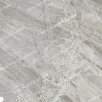 V412  Real Photos High Quality One Layer Appliques Lace Bridal Veil 200CM Wedding Veil Accessories for Wedding