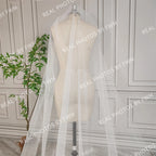 V474  Real Photos High Quality One Layer Embroidered Flowers Lace Bridal Veil 200CM Wedding Veil Accessories for Wedding