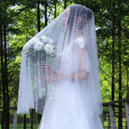 #V129 Wedding Bridal Pearl Veil