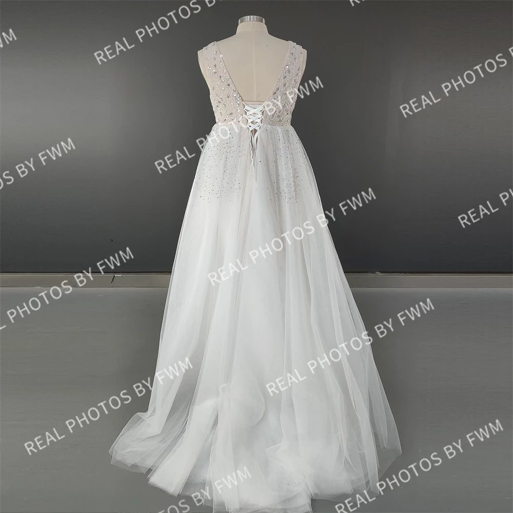 Real Photos High Quality Beaded Sequined Lace Robe A-line Pregnancy Dress Pregnant Women Dress for Photography