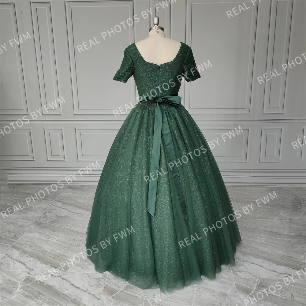 Real Photos Off Shoulder Backless Wedding Bridal Ball Gown for Birthday Party  Plus Size Women Prom Evening Dresses 15316