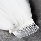 White Tulle Lace Factory Price 3 Meter Wedding Veil Bride Weil Long Luxury Veil