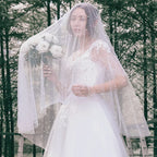#V129 Wedding Bridal Pearl Veil